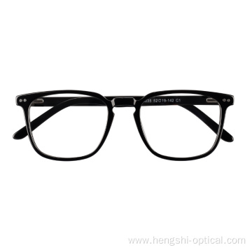 Custom Logo Acetate Clear Frame Eyeglasses Blue Light Blocking Luxury Glasses